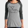Women's Perfect Tri ® 3/4 Sleeve Raglan Thumbnail