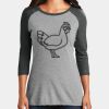 Women's Perfect Tri ® 3/4 Sleeve Raglan Thumbnail