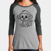 Women's Perfect Tri ® 3/4 Sleeve Raglan Thumbnail