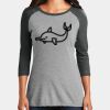 Women's Perfect Tri ® 3/4 Sleeve Raglan Thumbnail