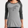 Women's Perfect Tri ® 3/4 Sleeve Raglan Thumbnail