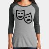 Women's Perfect Tri ® 3/4 Sleeve Raglan Thumbnail