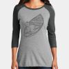 Women's Perfect Tri ® 3/4 Sleeve Raglan Thumbnail