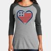 Women's Perfect Tri ® 3/4 Sleeve Raglan Thumbnail