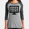 Women's Perfect Tri ® 3/4 Sleeve Raglan Thumbnail