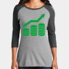Women's Perfect Tri ® 3/4 Sleeve Raglan Thumbnail