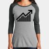 Women's Perfect Tri ® 3/4 Sleeve Raglan Thumbnail