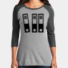 Women's Perfect Tri ® 3/4 Sleeve Raglan Thumbnail