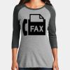Women's Perfect Tri ® 3/4 Sleeve Raglan Thumbnail