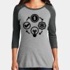 Women's Perfect Tri ® 3/4 Sleeve Raglan Thumbnail