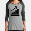 Women's Perfect Tri ® 3/4 Sleeve Raglan Thumbnail