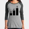 Women's Perfect Tri ® 3/4 Sleeve Raglan Thumbnail