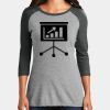 Women's Perfect Tri ® 3/4 Sleeve Raglan Thumbnail