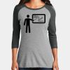Women's Perfect Tri ® 3/4 Sleeve Raglan Thumbnail