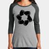 Women's Perfect Tri ® 3/4 Sleeve Raglan Thumbnail