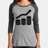 Women's Perfect Tri ® 3/4 Sleeve Raglan Thumbnail