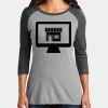 Women's Perfect Tri ® 3/4 Sleeve Raglan Thumbnail