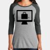 Women's Perfect Tri ® 3/4 Sleeve Raglan Thumbnail