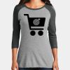 Women's Perfect Tri ® 3/4 Sleeve Raglan Thumbnail