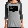Women's Perfect Tri ® 3/4 Sleeve Raglan Thumbnail
