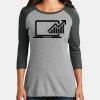 Women's Perfect Tri ® 3/4 Sleeve Raglan Thumbnail