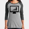 Women's Perfect Tri ® 3/4 Sleeve Raglan Thumbnail