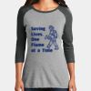 Women's Perfect Tri ® 3/4 Sleeve Raglan Thumbnail