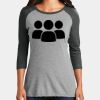 Women's Perfect Tri ® 3/4 Sleeve Raglan Thumbnail