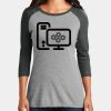 Women's Perfect Tri ® 3/4 Sleeve Raglan Thumbnail