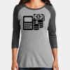 Women's Perfect Tri ® 3/4 Sleeve Raglan Thumbnail