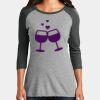 Women's Perfect Tri ® 3/4 Sleeve Raglan Thumbnail