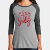 Women's Perfect Tri ® 3/4 Sleeve Raglan Thumbnail
