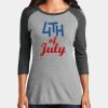 Women's Perfect Tri ® 3/4 Sleeve Raglan Thumbnail