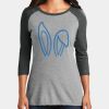 Women's Perfect Tri ® 3/4 Sleeve Raglan Thumbnail
