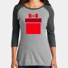Women's Perfect Tri ® 3/4 Sleeve Raglan Thumbnail