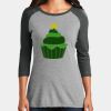 Women's Perfect Tri ® 3/4 Sleeve Raglan Thumbnail