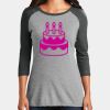 Women's Perfect Tri ® 3/4 Sleeve Raglan Thumbnail