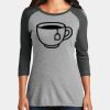Women's Perfect Tri ® 3/4 Sleeve Raglan Thumbnail