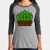 Women's Perfect Tri ® 3/4 Sleeve Raglan Thumbnail