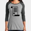 Women's Perfect Tri ® 3/4 Sleeve Raglan Thumbnail