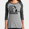 Women's Perfect Tri ® 3/4 Sleeve Raglan Thumbnail