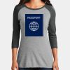 Women's Perfect Tri ® 3/4 Sleeve Raglan Thumbnail