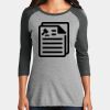 Women's Perfect Tri ® 3/4 Sleeve Raglan Thumbnail