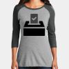 Women's Perfect Tri ® 3/4 Sleeve Raglan Thumbnail