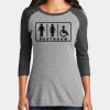 Women's Perfect Tri ® 3/4 Sleeve Raglan Thumbnail
