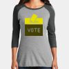 Women's Perfect Tri ® 3/4 Sleeve Raglan Thumbnail