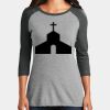 Women's Perfect Tri ® 3/4 Sleeve Raglan Thumbnail
