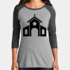 Women's Perfect Tri ® 3/4 Sleeve Raglan Thumbnail