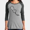 Women's Perfect Tri ® 3/4 Sleeve Raglan Thumbnail