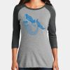 Women's Perfect Tri ® 3/4 Sleeve Raglan Thumbnail